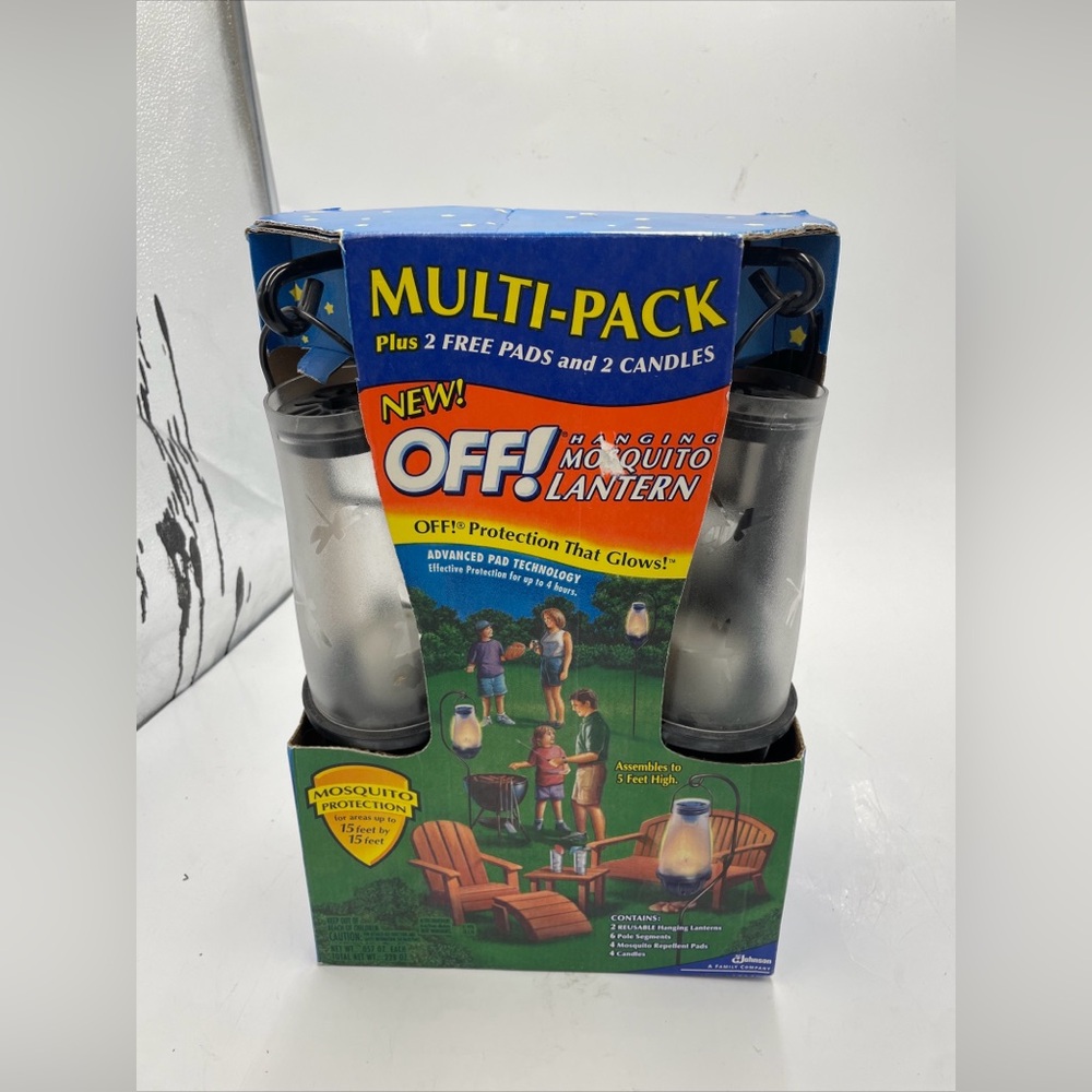 Off! Mosquito repellant lantern multi pack, new in a box.
